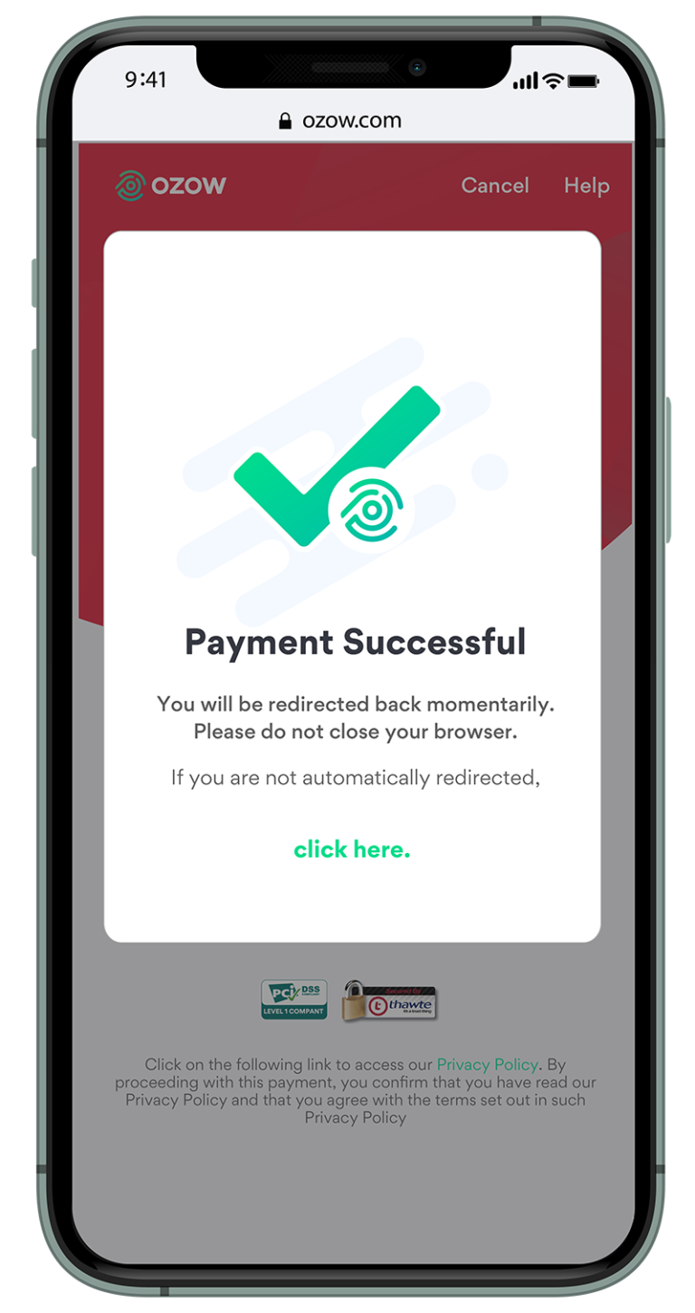 ABSA Payment Flow - Ozow Training Portal